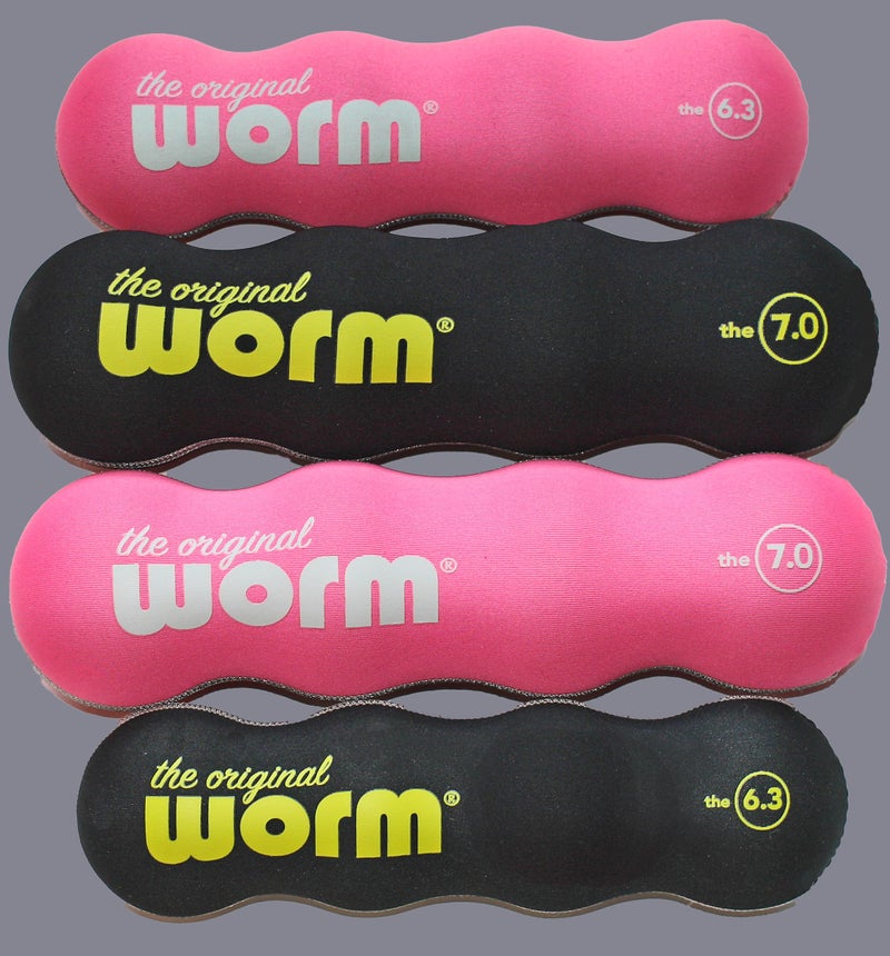 The Original Worm 6.3-Portable Massage Muscle Roller-Pink Small - Image 3